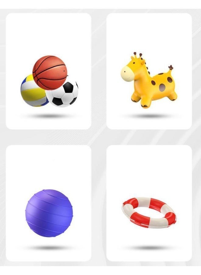 HOMESTAR Ball Air Pump, Suitable for Football, Volleyball, Basketball, Rugby, Soccer Ball, Other Inflatable Balls, Black - Image 5